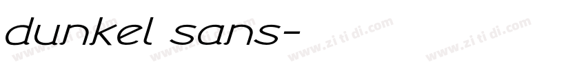dunkel sans字体转换 dunkel sans字体转换